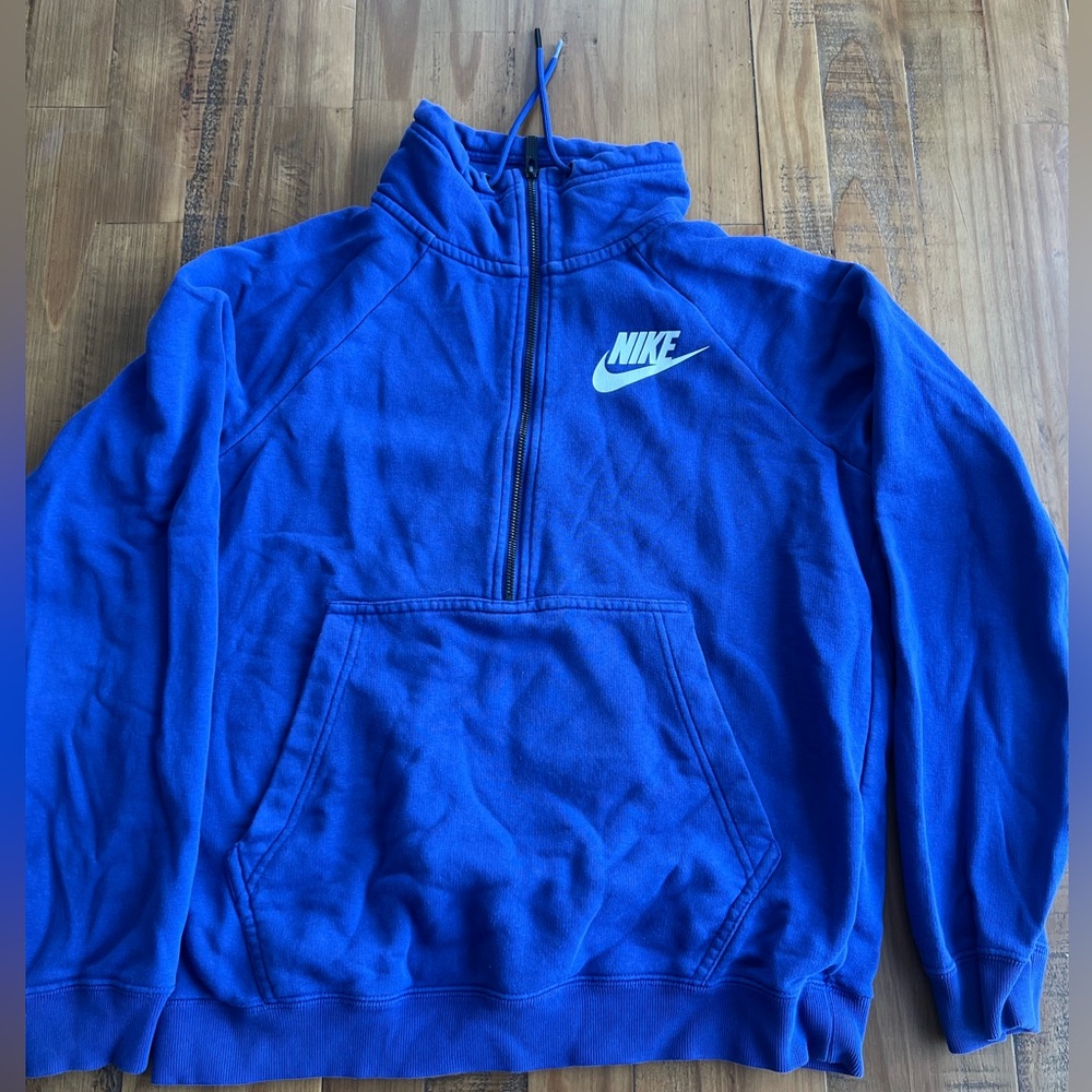 Nike purple half zip size Small